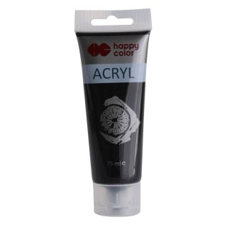 Farba akrylowa kolor: czarny 75ml Happy Color (HA 7370 0075-9)