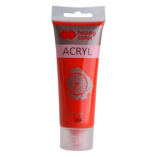 Farba akrylowa kolor: czerwona 75ml Happy Color (HA 7370 0075-24)