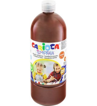 Farba tempera kolor: brązowy 1000ml 1 kolor. Carioca (170-2660)