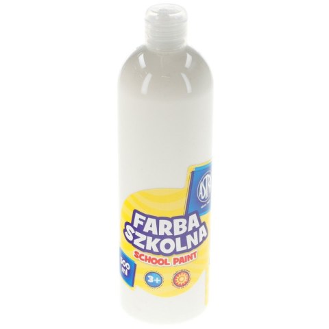Farby plakatowe kolor: biała 500ml 1 kolor. Astra