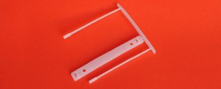 Klipsy do spinania dokumentów zaczep plastik 50 szt Komi (9084)