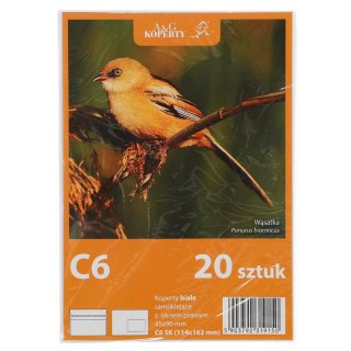 Koperta OKP SK C6 biała okno prawe WZ Eurocopert 20 sztuk