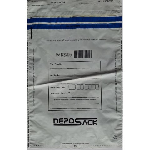 Koperta bezpieczna deposack C3 biała C3 [mm:] 330x475 A&G Koperty (2340) 100 sztuk