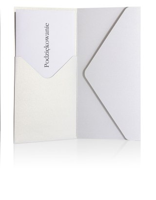 Koperta pearl biały SP DL biała [mm:] 110x220 Galeria Papieru (280901) 5 sztuk