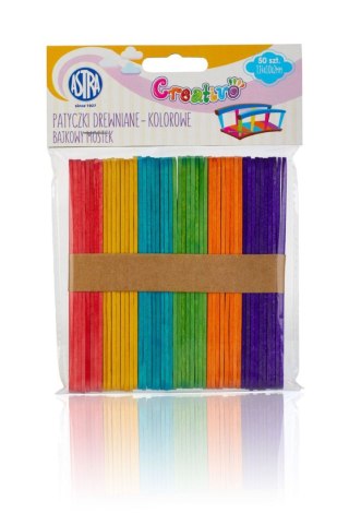 Patyczki drewniane-bajkowy mostek do dekoracji 50 szt Astra Creativo