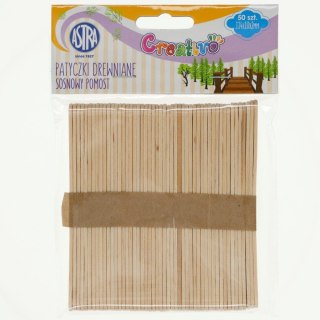 Patyczki drewniane do dekoracji 50 szt Astra Creativo