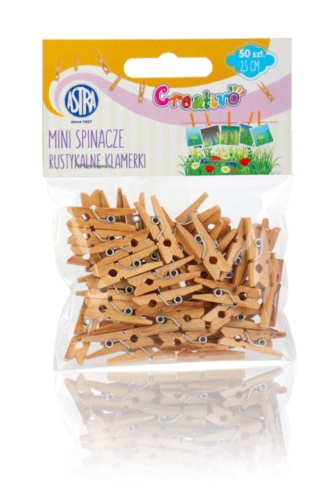 Spinacze mini dekoracyjny 25mm 50 szt Astra Creativo