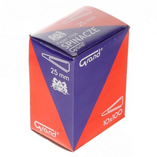 Spinacze trójkątny wycofane 25mm 100 szt Grand