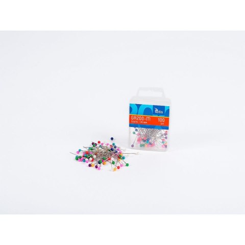 Szpilki 34 mm 100 szt Tetis (GR200-M)