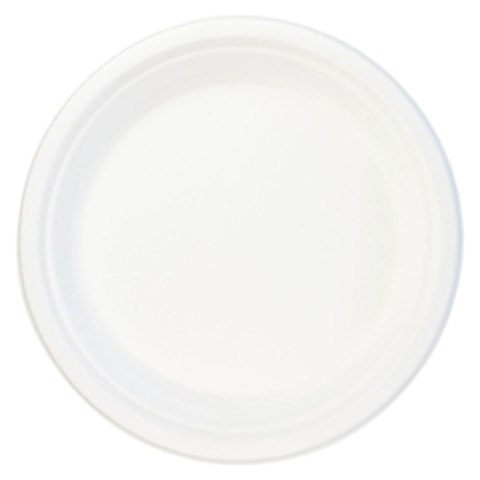 Talerz jednorazowy trzcina cukrowa 23 cm papier śr. 230mm 6 szt Arpex (KG8006)