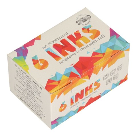 Tusz kreślarski MIX KOLORÓW kolor: mix 20ml Koh-I-Noor