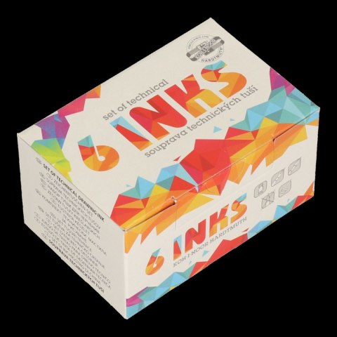 Tusz kreślarski MIX KOLORÓW kolor: mix 20ml Koh-I-Noor