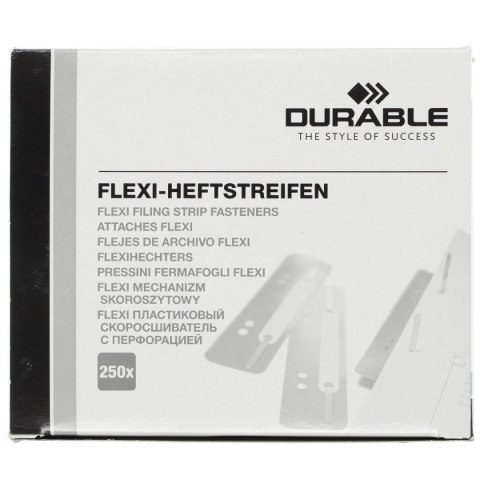 Wąsy do skoroszytów plastik kolor: mix 25 szt Durable (6901)