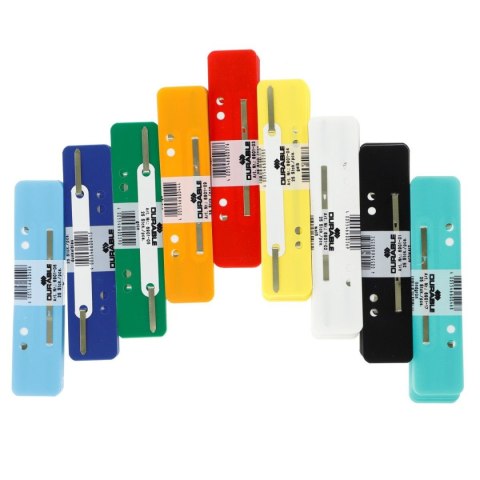 Wąsy do skoroszytów plastik kolor: mix 25 szt Durable (6901)