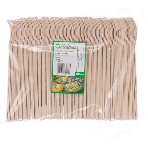 Widelec wielokrotnego użytku 100 szt (nd)