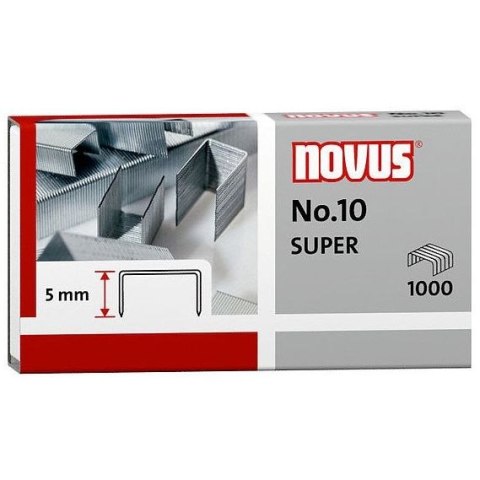 Zszywki 10 No.10 1000 szt Novus (040-0003)