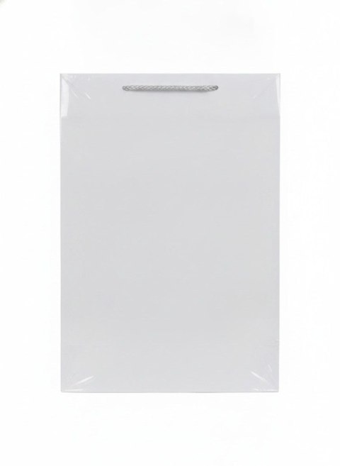 Torba prezentowa A4 gładka biała [mm:] 225x315x 108 Paw (P-X-B)