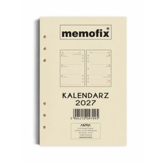 Wkład do organizera kalendarz a5 2026 Antra (TDW)