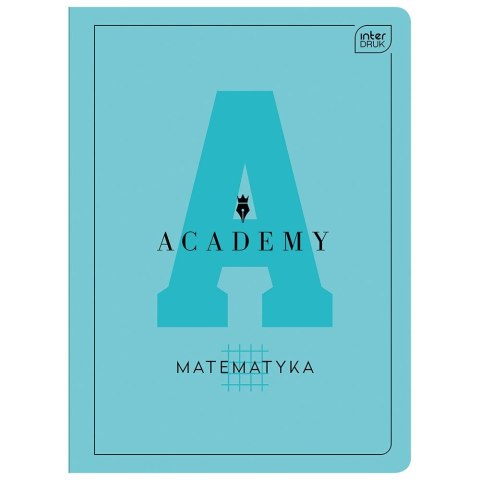Zeszyt tematyczny A5 ACADEMY Hybrid MATEMATYKA 60k. 90g krata Interdruk (ZE60#MATACAH))