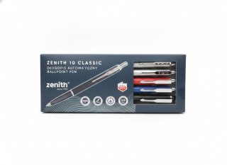 Długopis nikiel wkład niebieski Zenith