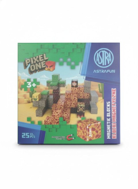 Klocki magnetyczne PIXEL ONE lava (nd) (717026011)