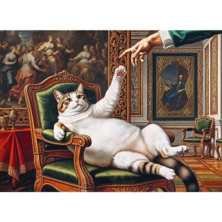 Puzzle Pets as Art: Jego Puszysta Wysokość 120 el. Trefl (37627)