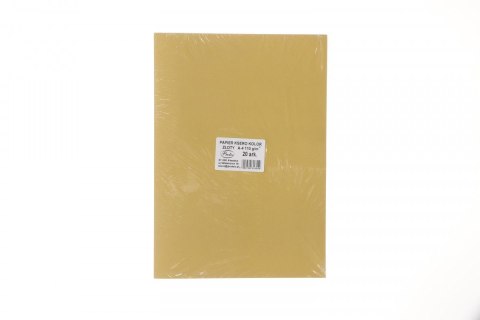 Papier kolorowy A4 złoty 20k. 110g Protos