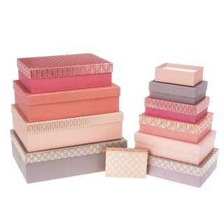 Pudełko na prezent Rozette (PUG-24219-PR-HS set 10 pcs)
