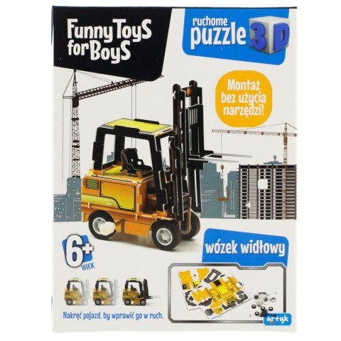 Puzzle RUCHOME PUZZLE 3D WÓZEK WIDŁOWY Artyk (130564)