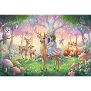 Puzzle Trefliki Zwierzęta z magicznego lasu 100 el. Trefl (16577)