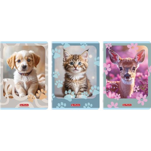 Zeszyt Animals A4 32k. 70g kratka Herlitz (400206430)