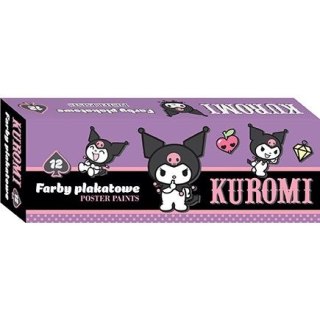 Farby plakatowe Kuromi kolor: mix 20ml 12 kolor. St.Majewski