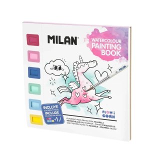Kolorowanka FLOWICORN z farbami akwarelowymi Milan (5721AL16FLW)