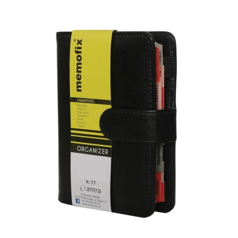 Organizer MEMOFIX KIESZONKA CZARNY [mm:] 145x100 Antra (A6)