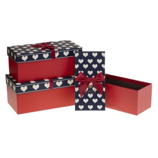 Pudełko na prezent Rozette (PUG-25146-PR HEARTS 2 set)