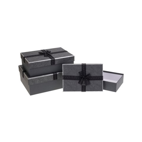 Pudełko na prezent Rozette (PUG-25199-PR set 3 pcs)