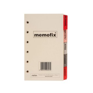 Wkład do organizera MEMOFIX A6 2026 Antra (komplet)