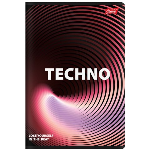 Zeszyt A5 Sound Waves 60k. 70g krata Unipap