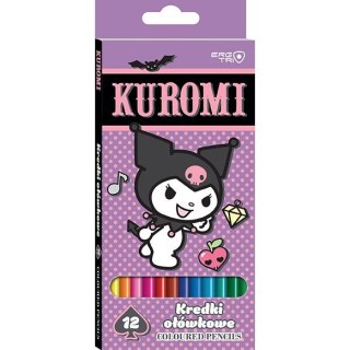 Kredki ołówkowe Kuromi 12 kol. St.Right