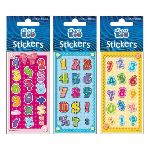 Naklejka (nalepka) CYFERKI 2 Stickerboo (382530)