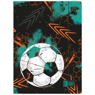 Teczka kartonowa na gumkę Turbo Kick A4 czarny 300g Unipap