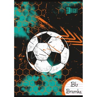 Zeszyt A4 Football Energy 32k. 70g podwójna linia kolor Unipap