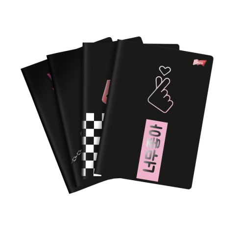 Zeszyt A4 K-POP VIBES 60k. 70g krata Unipap