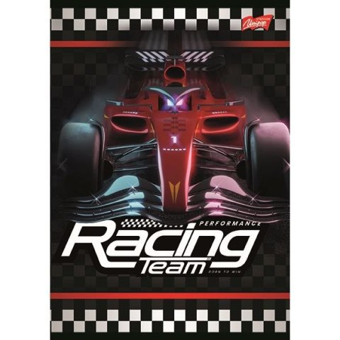Zeszyt A4 Racing Team 32k. 70g krata Unipap