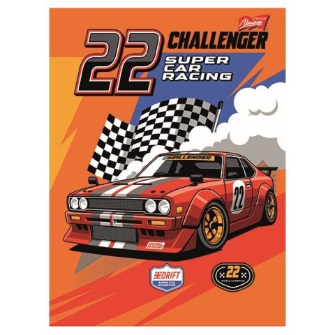 Zeszyt A4 SPEED TOUR 32k. 70g krata Unipap
