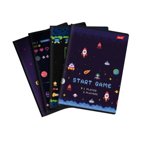 Zeszyt A5 Pixel Universe 16k. 70g krata Unipap
