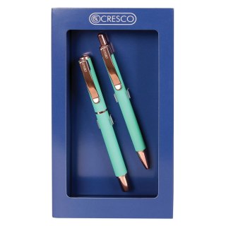 Długopis MASTER ZIELONYY p+d et.GIFT BOX wkład niebieski Cresco (830034-04)