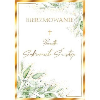 Kartka składana A5 BIERZMOWANIE LISTKI A5 Henry (5905701488100)