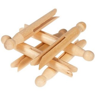 Ozdoba drewniana drewno kołki Craft Fun (384118)