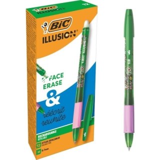 Pióro kulkowe DELOCITY ILLUSION wkład zielone Bic